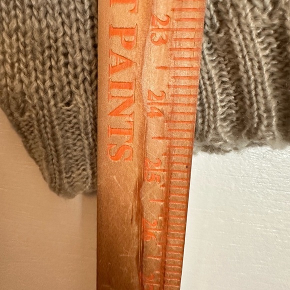 WOODEN SHIPS S/M Paola Buendia mohair wool neutral landscape boho knit sweater - Picture 9 of 12